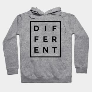 Different Boxed (Black) Hoodie